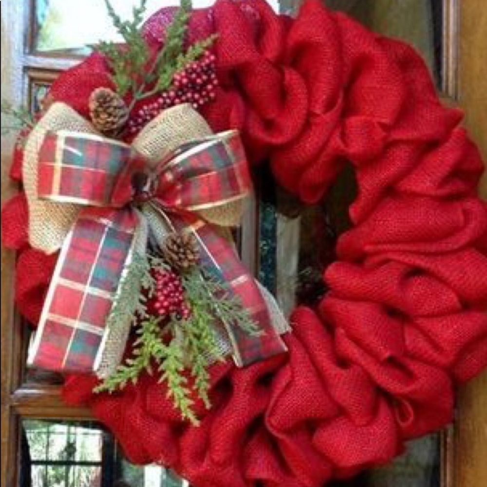 Handmade to order burlap wreaths several listed